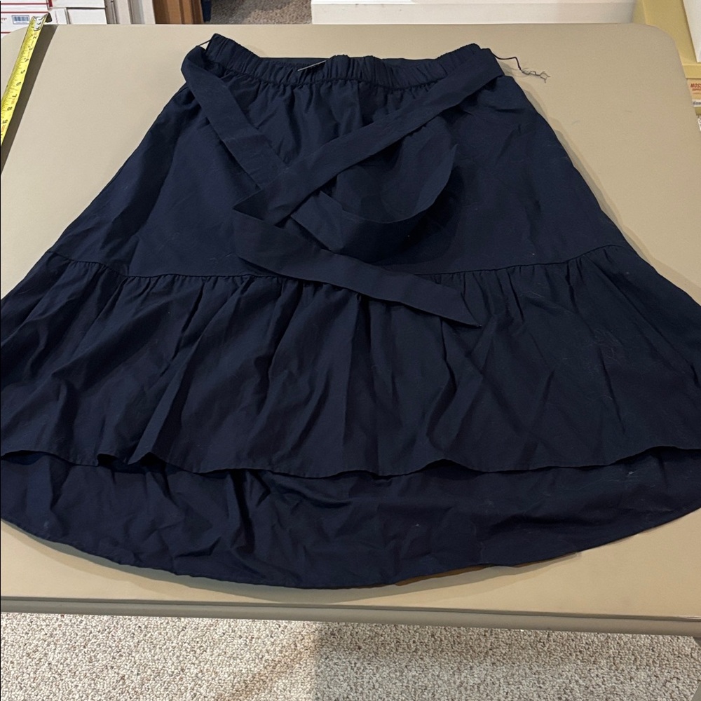 Talbots Navy High Low SkirtNWT Size SP